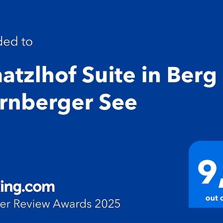 Schatzlhof Suite In Berg Am Starnberger See Exterior foto